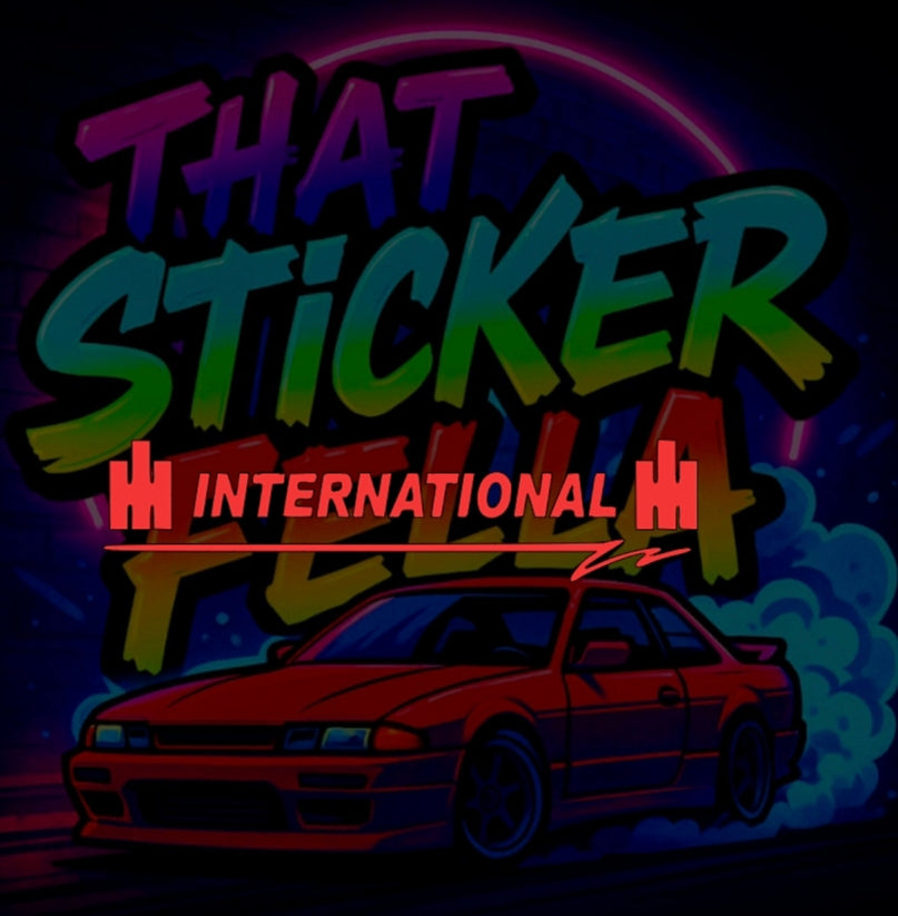 International windscreen sticker