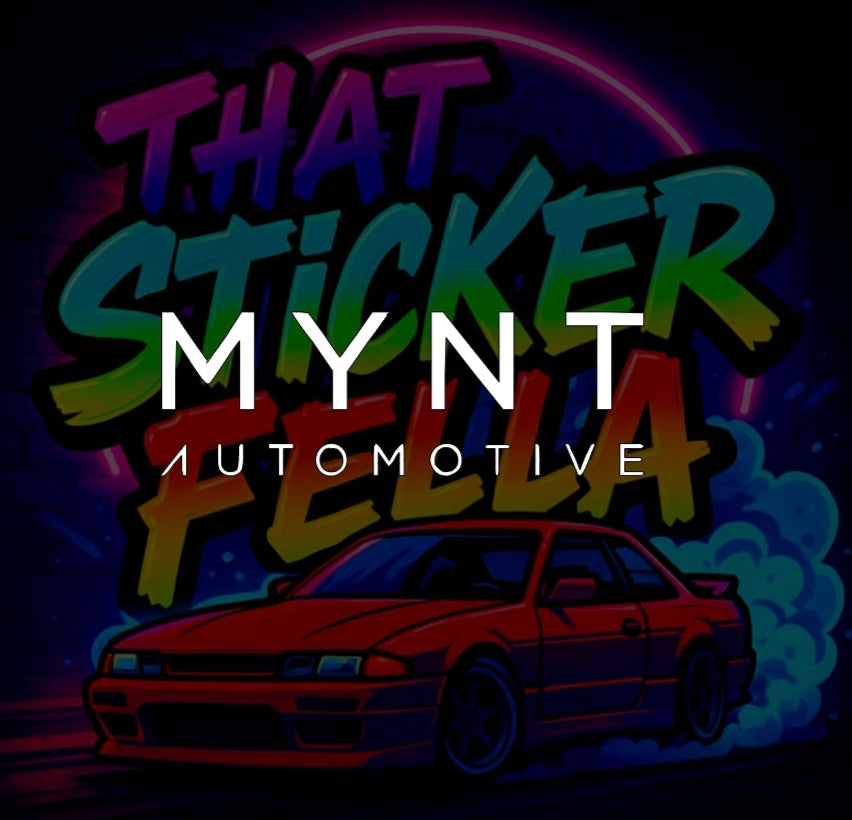 Mynt window sticker
