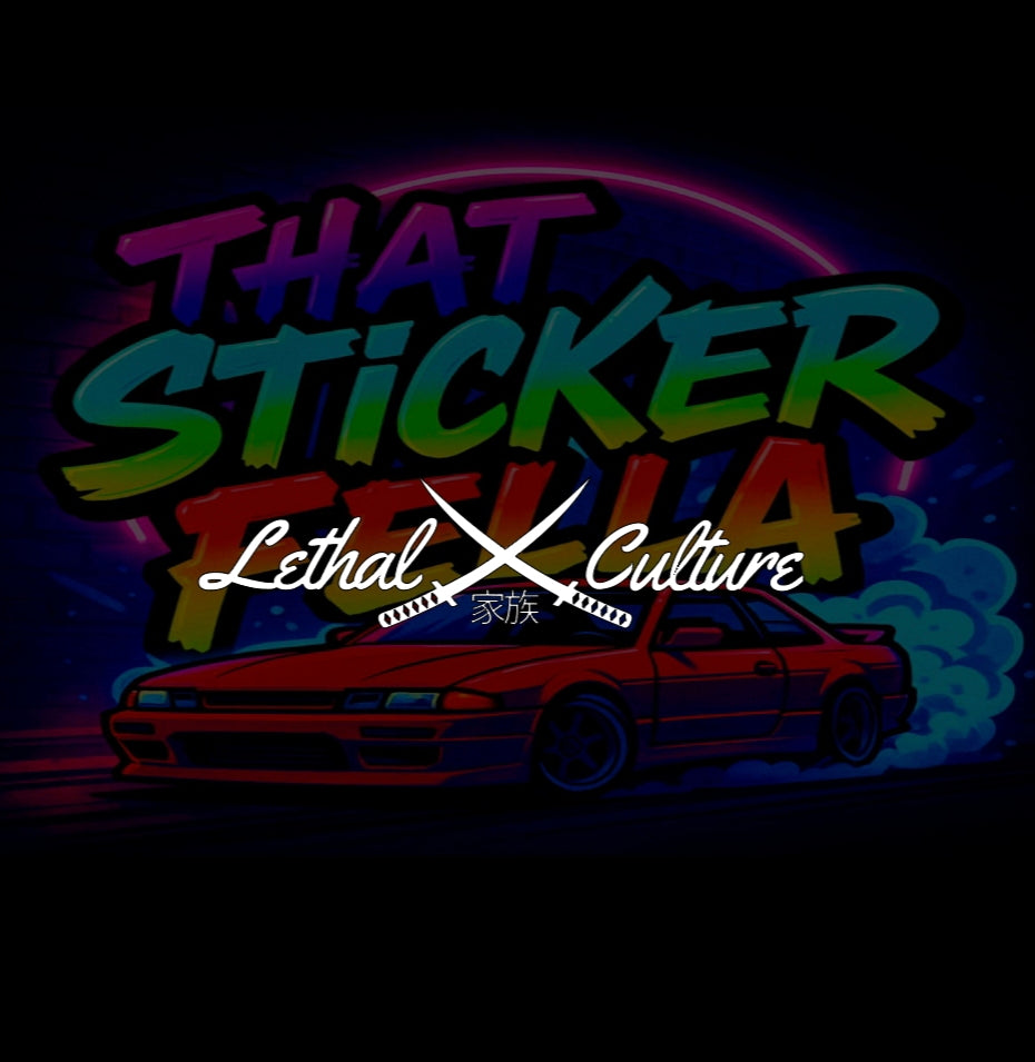 Lethal culture windscreen sticker