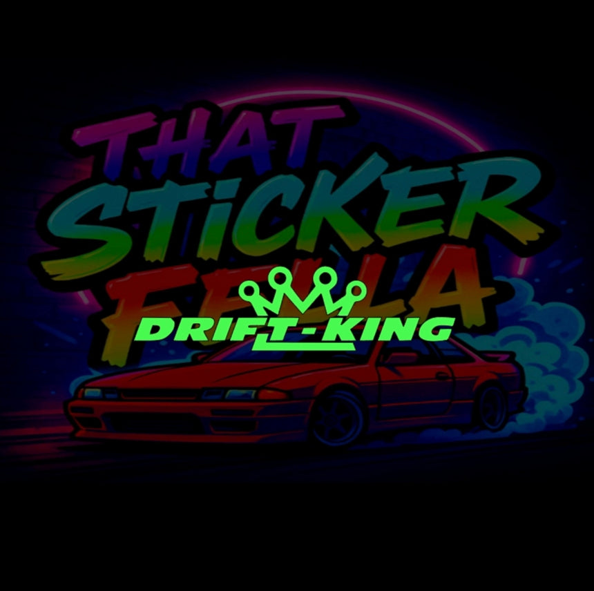 Drift king windscreen sticker