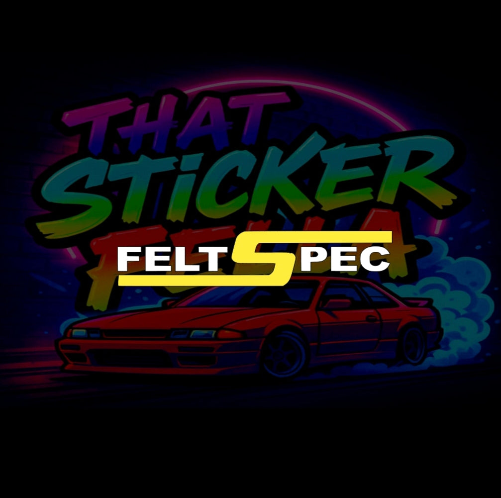 Feltspec windscreen sticker