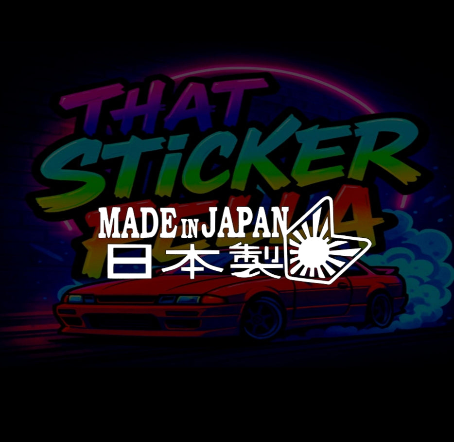 Made in Japan window sticker