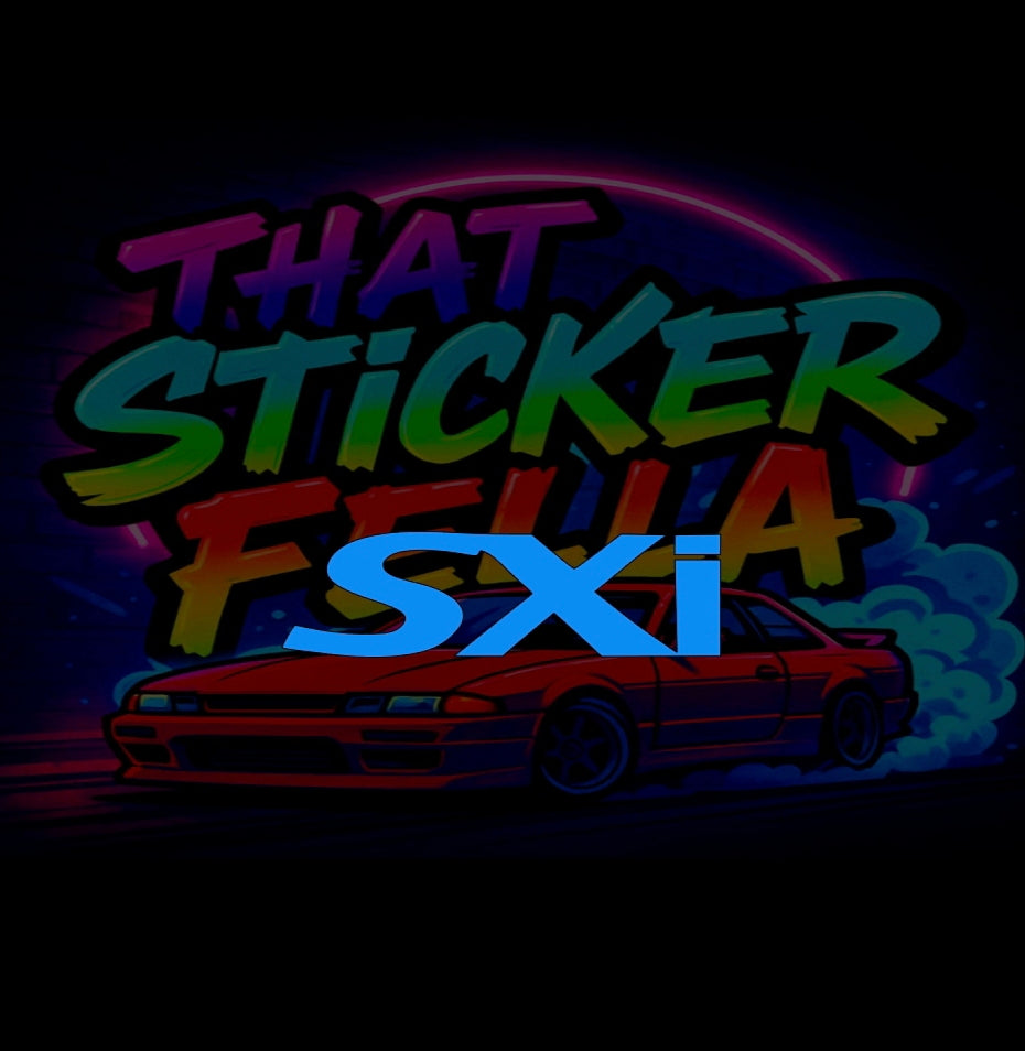 Sxi window sticker