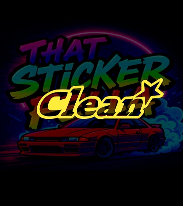 Clean ⭐ sticker