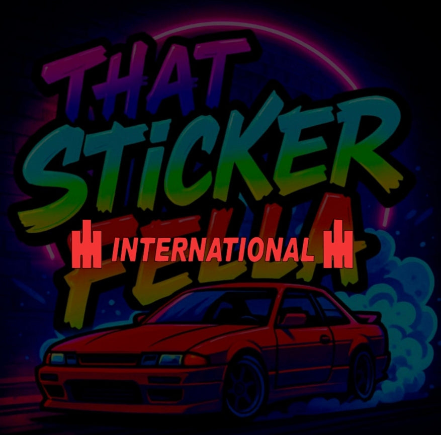 International windscreen sticker