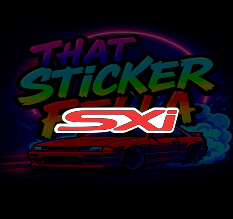 Sxi windscreen sticker
