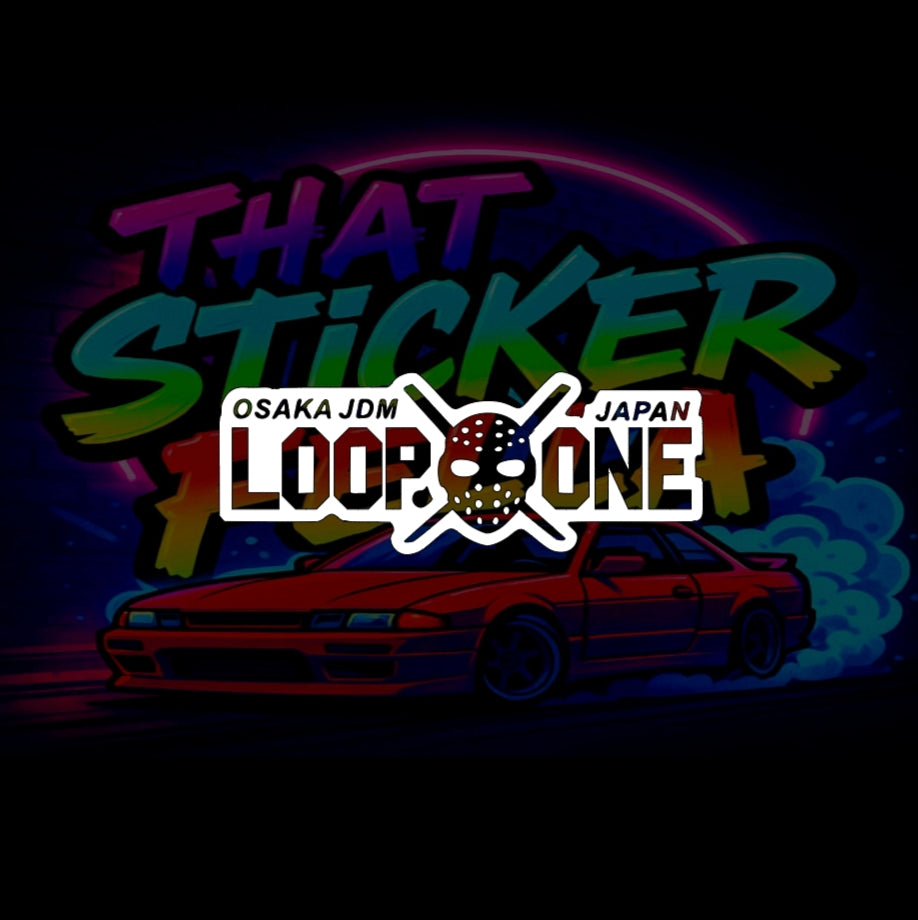 Osaka loop one window sticker