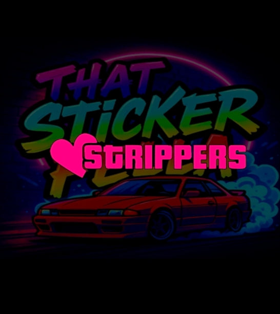 Love strippers sticker