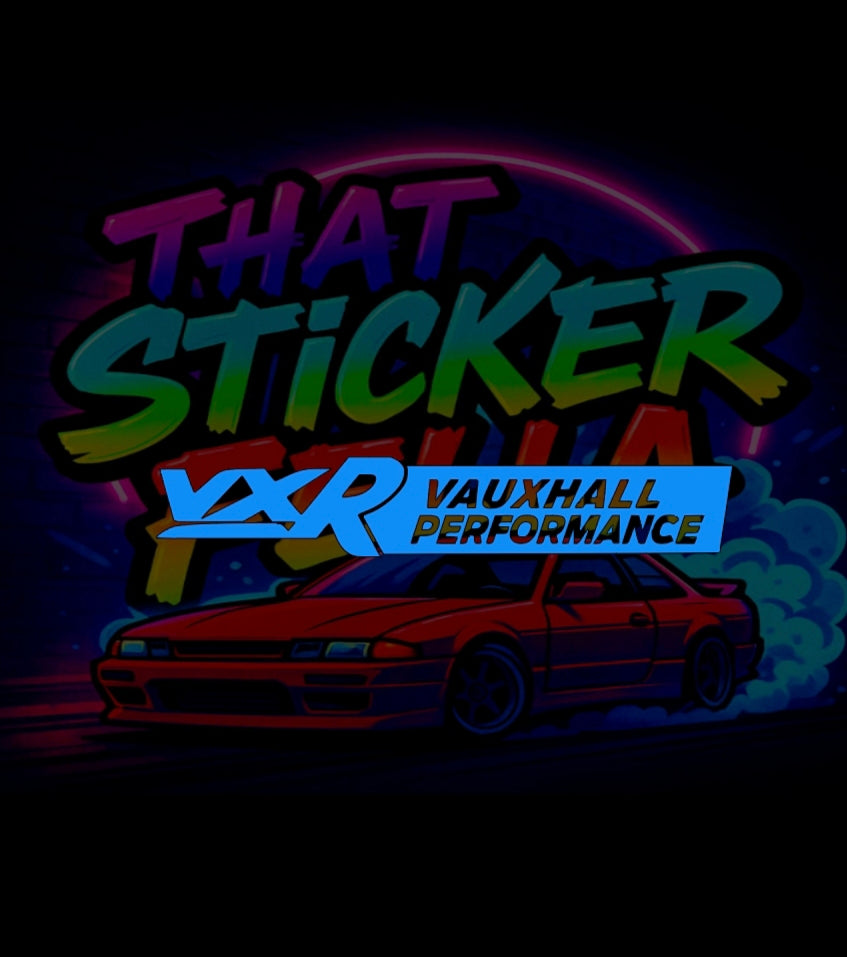 Vxr vauxhall performance windscreen sticker
