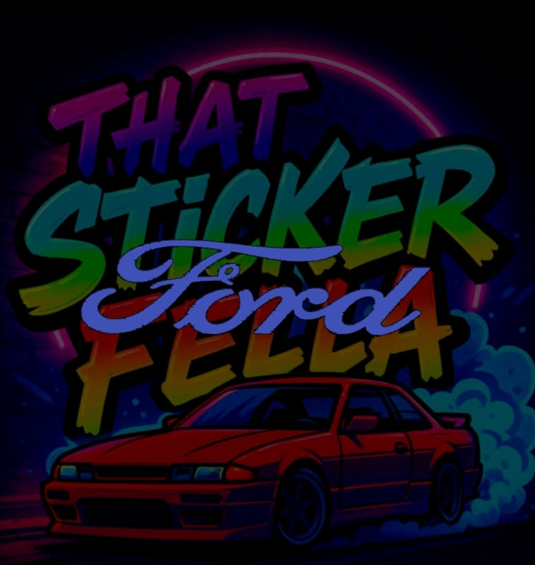 Ford windscreen sticker