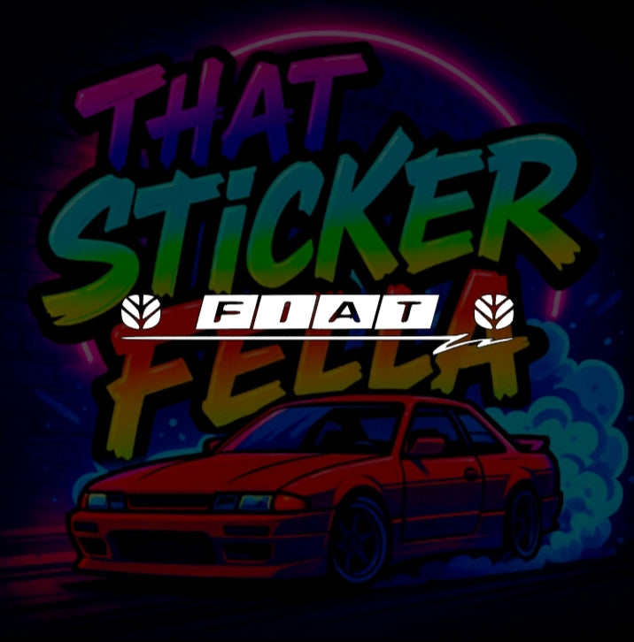 Fiat windscreen sticker