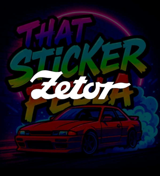 Zetor windscreen sticker