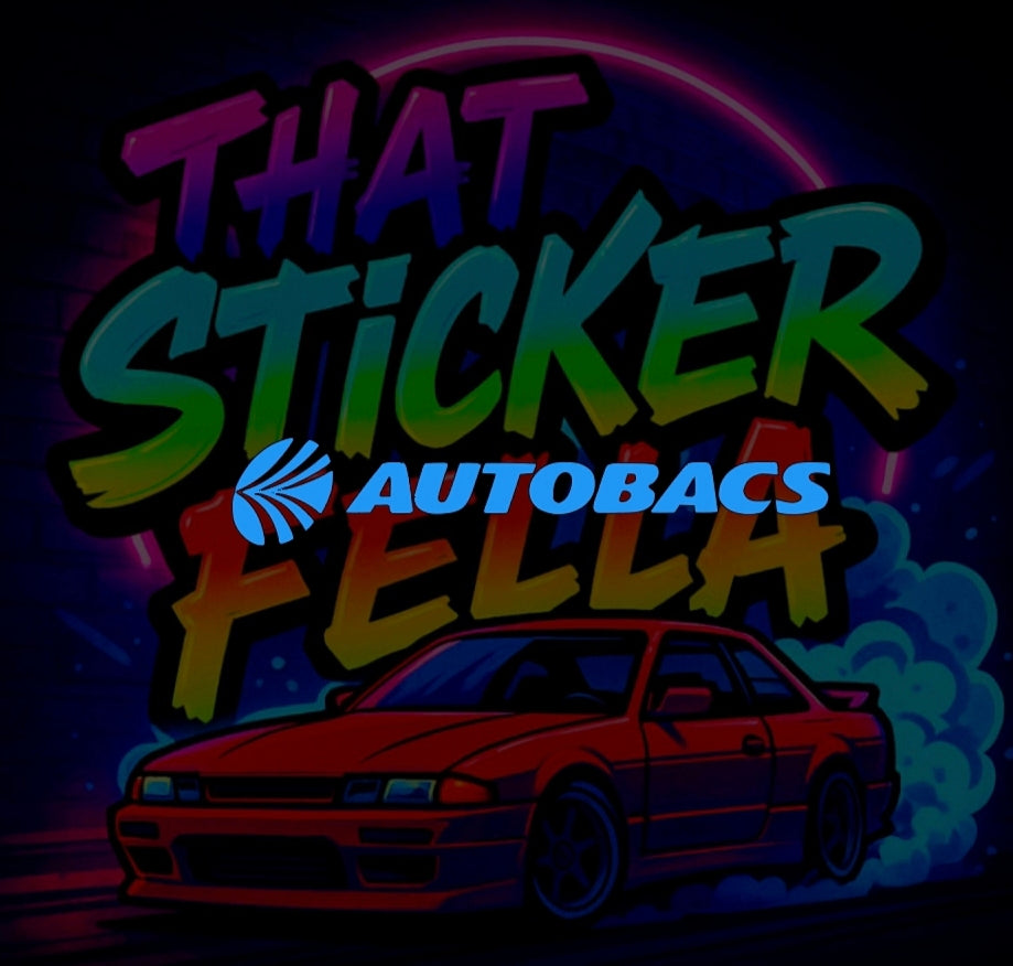 Autobacs window sticker