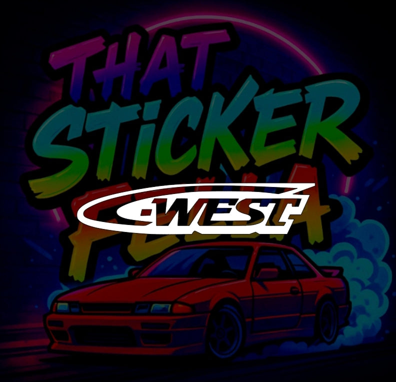 Cwest window sticker