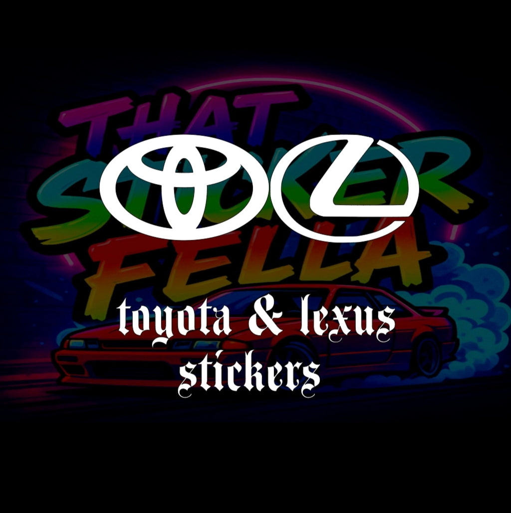Toyota/ lexus stickers