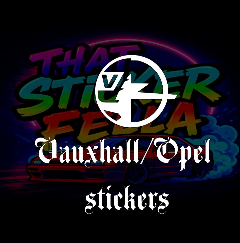 Vauxhall / Opel stickers
