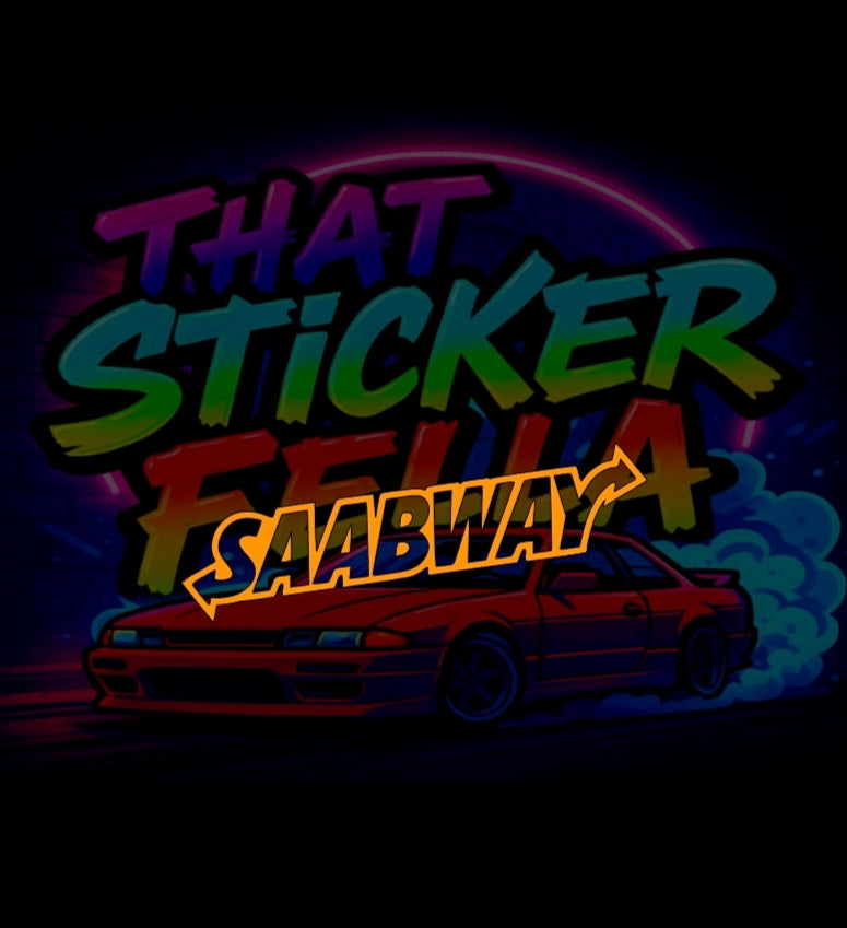 Saabway sticker