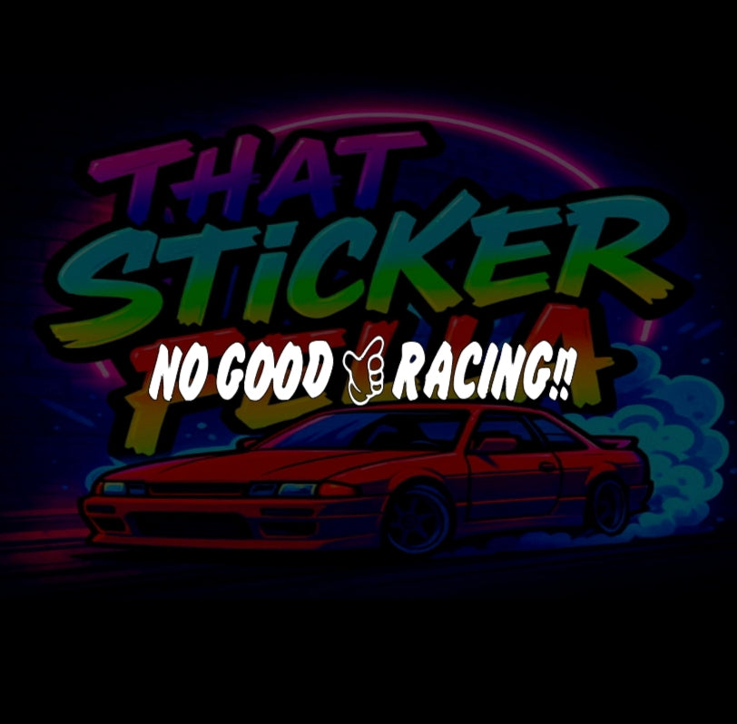 No good racing windscreen sticker