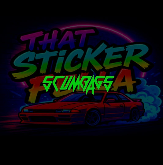 Scumbags small sticker