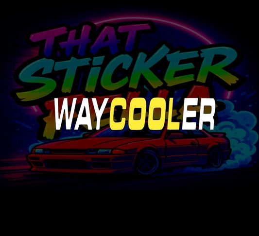 Waycooler windscreen sticker