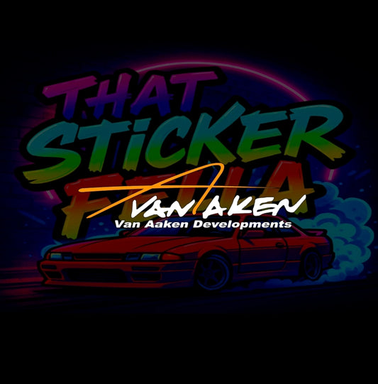 Vanaken windscreen sticker