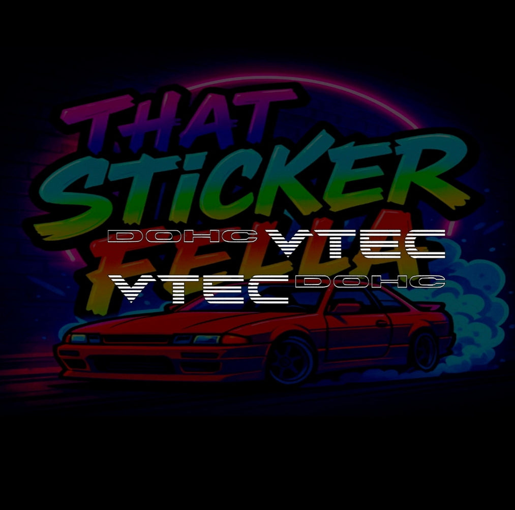 Dohc VTEC door stickers