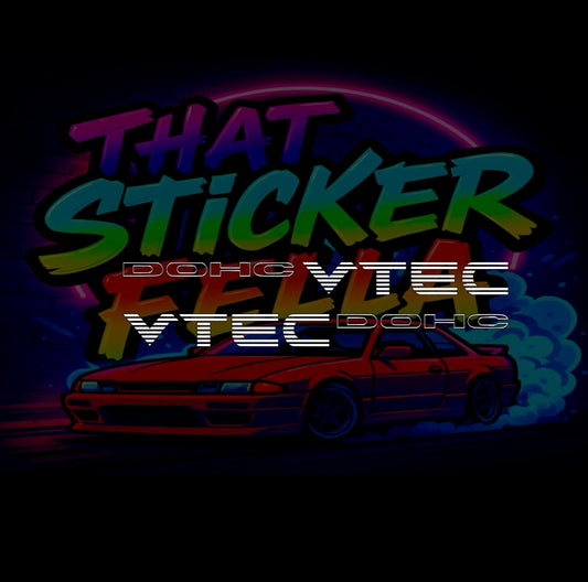 Dohc VTEC door stickers