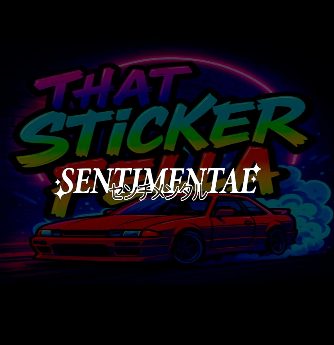 Sentimental windscreen sticker