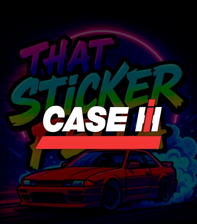 Case windscreen sticker