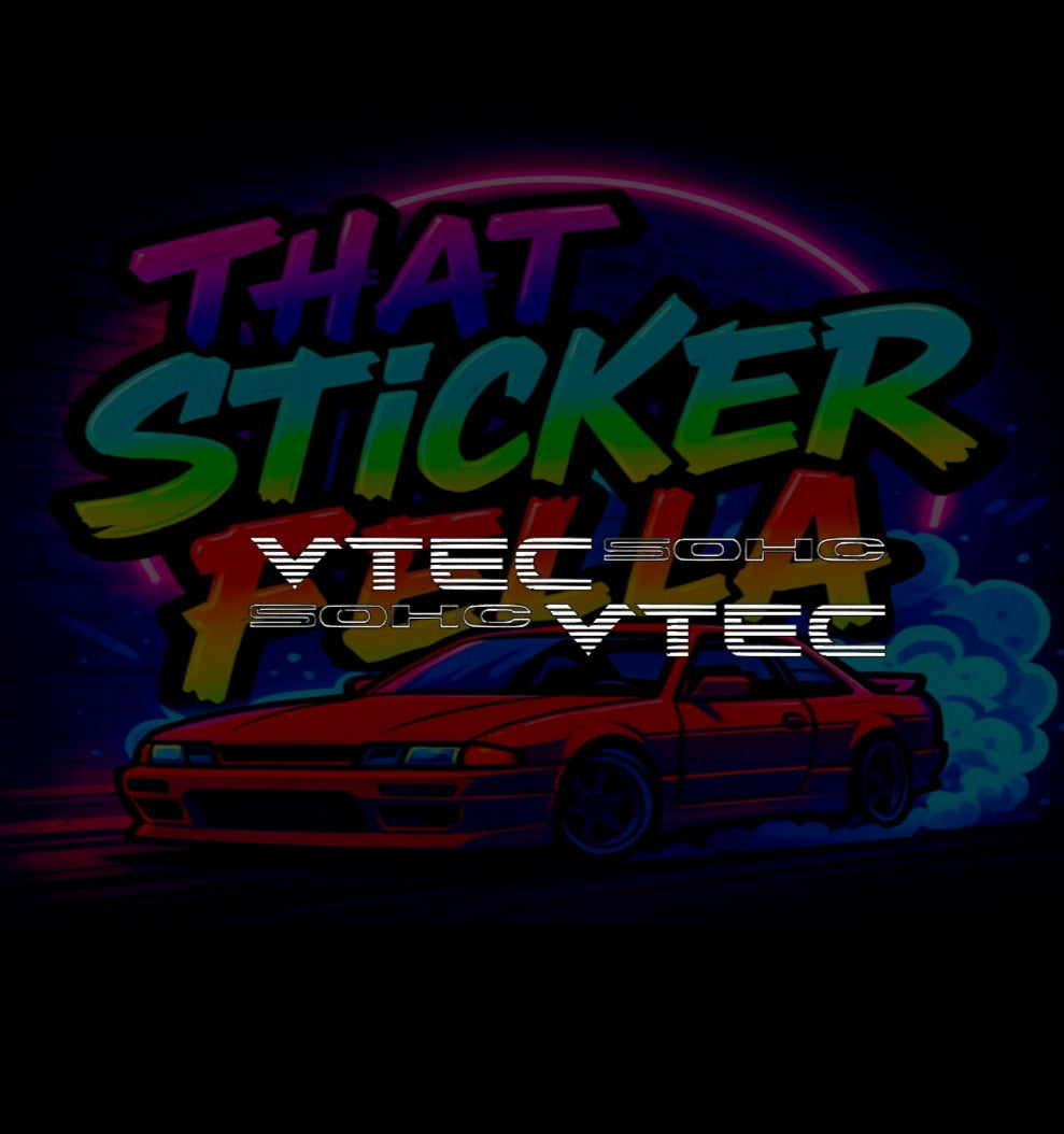 Sohc VTEC door stickers