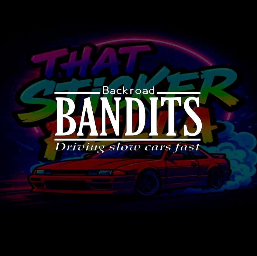 Backroad bandits windscreen sticker