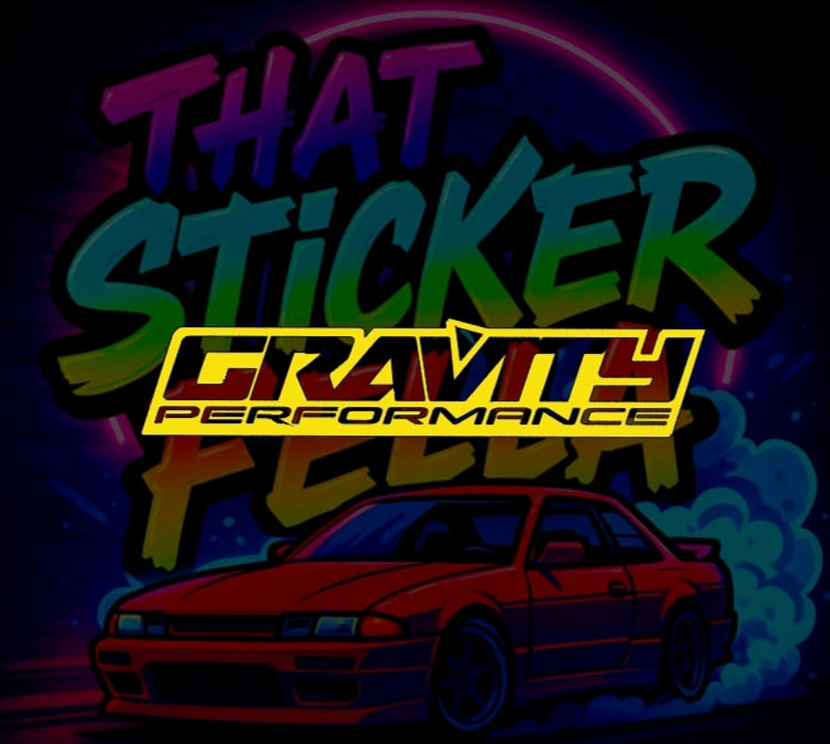 Gravity performance windscreen sticker