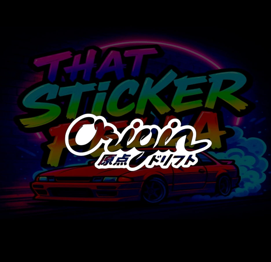 Origin window sticker