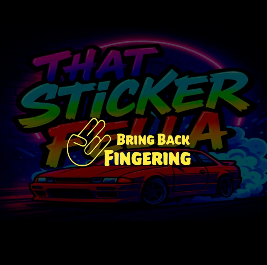 Fingering sticker
