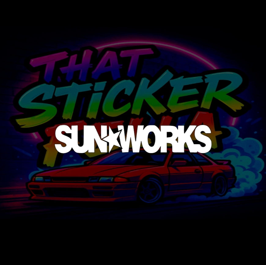 Sunworks windscreen sticker