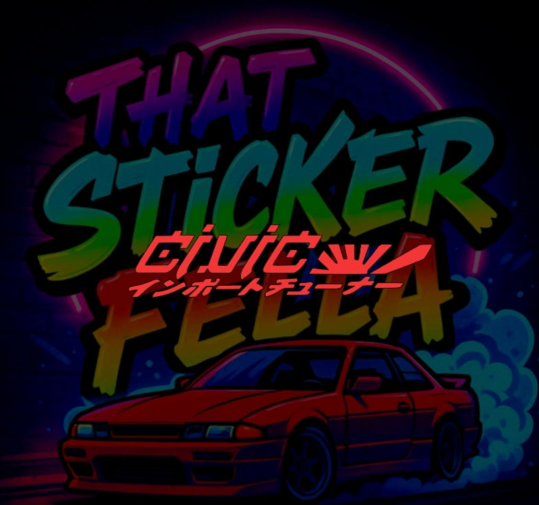 Civic jdm sticker