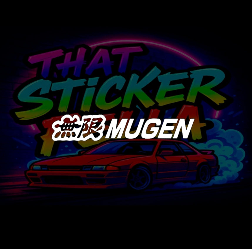 Mugen windscreen sticker