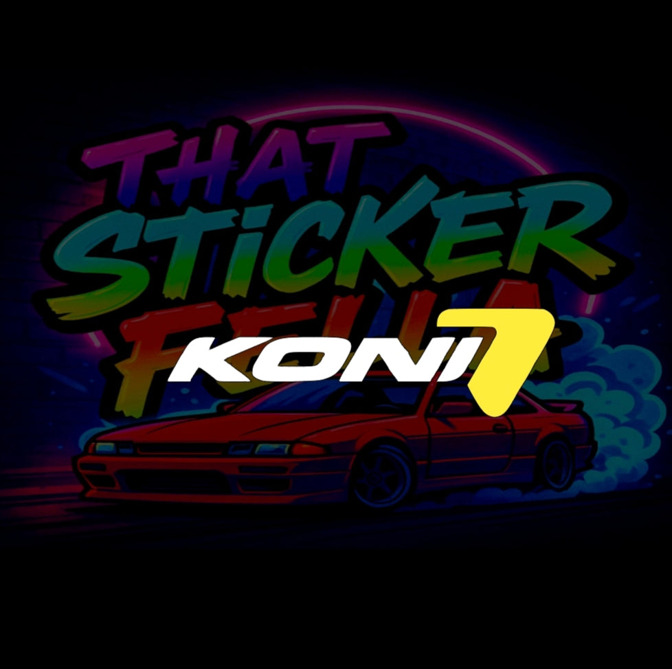 Koni windscreen sticker